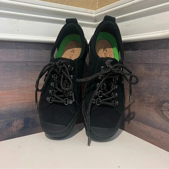 Cariuma OCA Low Speed Hooks All Black Suede Unisex Women’s 5 Men’s 3.5 - Picture 8 of 9